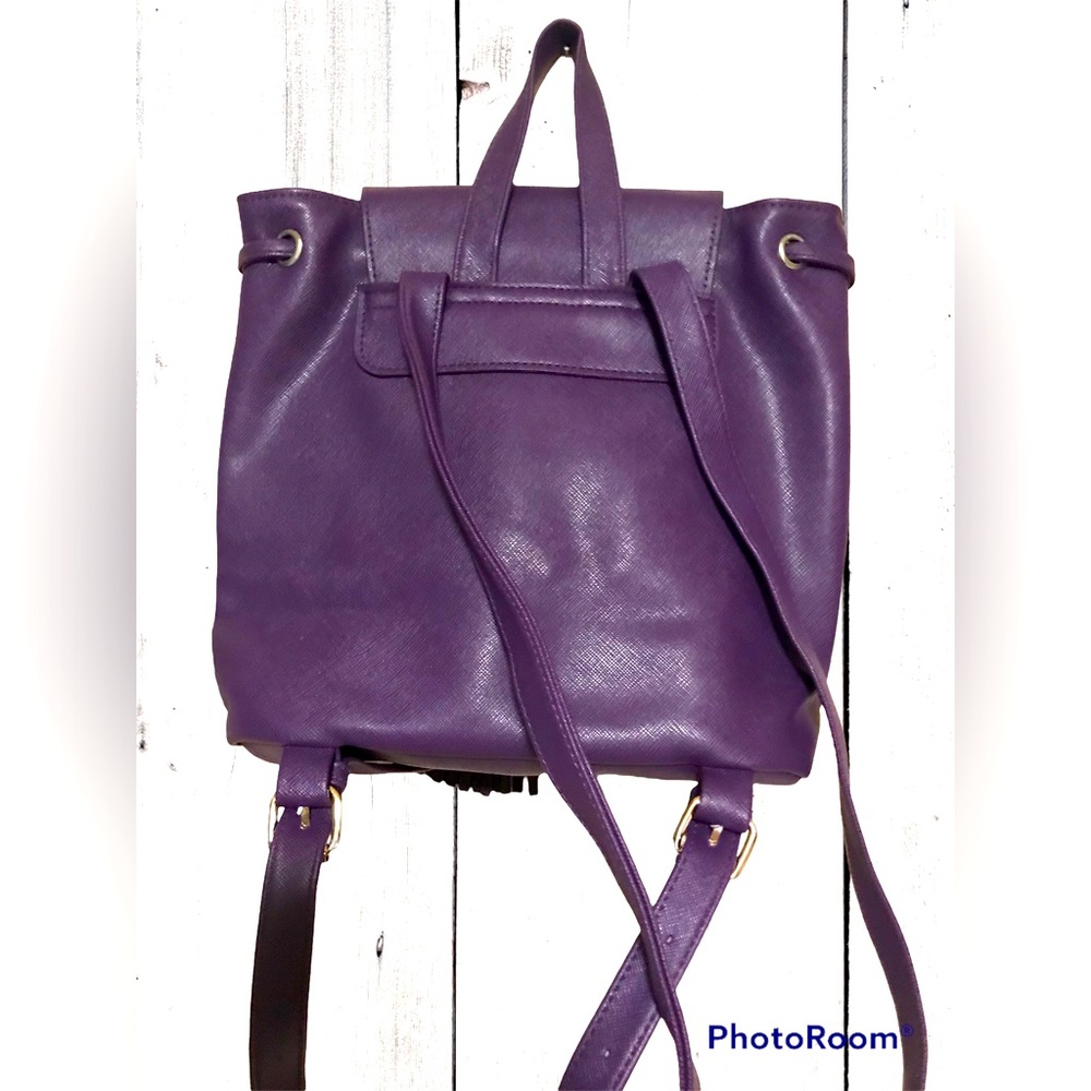 Monat purple backpack - Picture 3 of 9